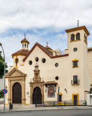 Fototapeta na wymiar Church of San Pedro, Malaga, Spain