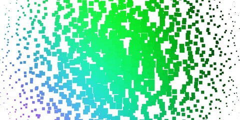 Light Pink, Green vector texture in rectangular style. Abstract gradient illustration with rectangles. Pattern for busines booklets, leaflets