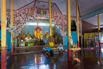 Wat Chong Klang and Wat Chong Kham in Mae Hong Son, Thailand.