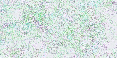 Light multicolor vector background with random forms.