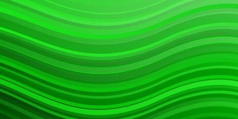 Light Green vector backdrop with circular arc. Colorful illustration with curved lines. Template for your UI design.