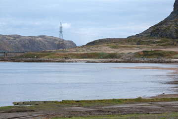 Terabika Village Landscape, Murmansk, Russia