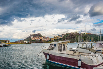 Fototapeta premium Castelsardo, in the northwest of Sardinia island, Italy.