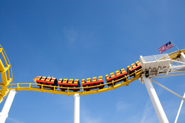 Fototapeta premium rollercoaster