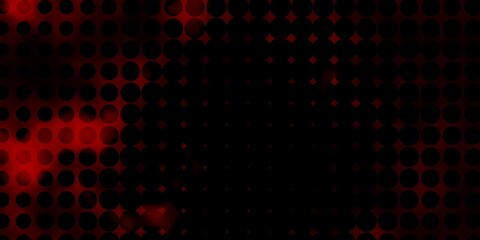 Dark Red vector background with circles. Abstract illustration with colorful spots in nature style. Design for your commercials.