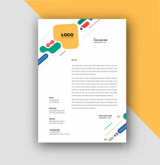 Business letterhead templates design, Vector illustration.