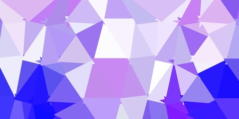 Dark purple vector poly triangle template.