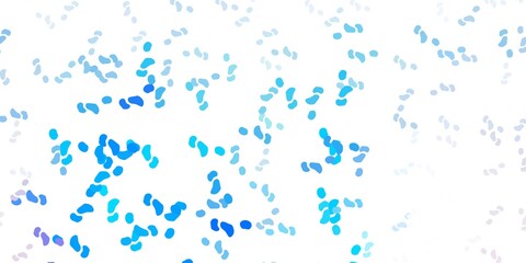 Light blue, yellow vector template with abstract forms.