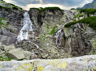 Skok Waterfall in Mlynicka Valley, High Tatras, Slovakia © Rastislav