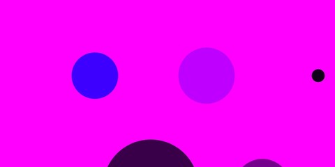 Light Pink, Blue vector background with bubbles. Abstract illustration with colorful spots in nature style. Design for posters, banners.