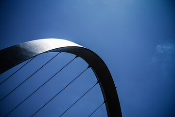 bridge over blue sky