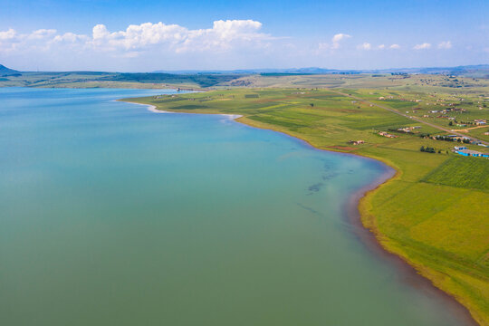 Woodstock Dam Lies About 50 Km South Of Harrismith In The Upper Reaches Of The Tugela River, KwaZulu-Natal, Province South Africa And Is The Main Source Of Water For The Thukela-Vaal Water System.