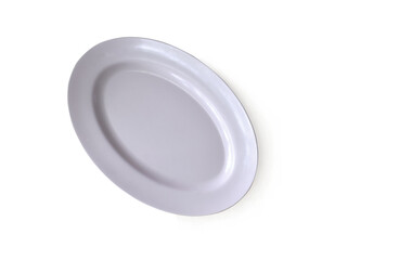 empty white plate