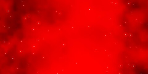 Light Red vector texture with beautiful stars. Modern geometric abstract illustration with stars. Theme for cell phones.