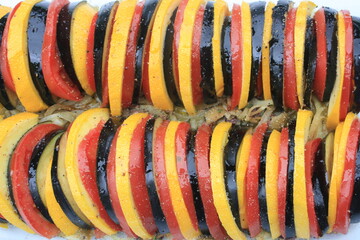 Ratatouille. Gemüse provenzalisch.