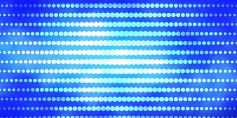 Light Blue, Red vector background with circles. Colorful illustration with gradient dots in nature style. Pattern for websites, landing pages.