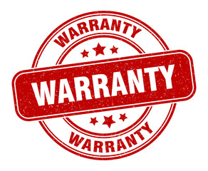 warranty stamp. warranty label. round grunge sign