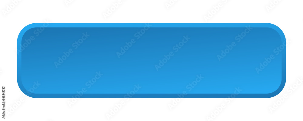 Wall mural blank button. blank square 3d push button