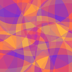 Minimal geometric background. Dynamic shapes composition. Colorful waves. Purple yelllow and orange colors. Business background. 