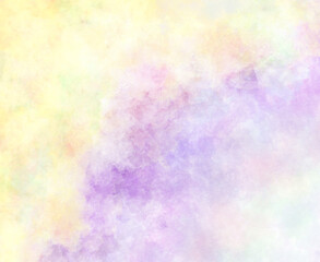 Fantastic sky watercolor background