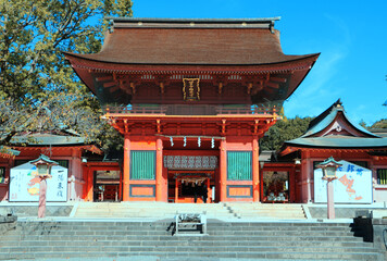 SHIZOKA JAPAN OCTOBER 06 2019 Fujisan-hongu asama shrine, Japan