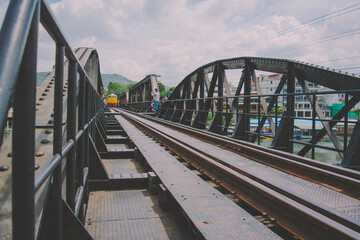 railway bridge over the river