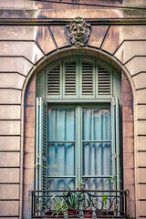 Elegant window in Buenos Aires
