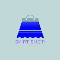Obraz premium skirt shop logo