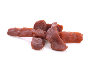 Wet tamarind isolated on white background