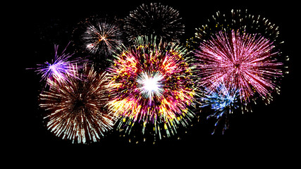 Fireworks ready to be used in your professional projects
