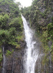 Les 3 cascades dans la jungle à Tahiti, Polynésie française