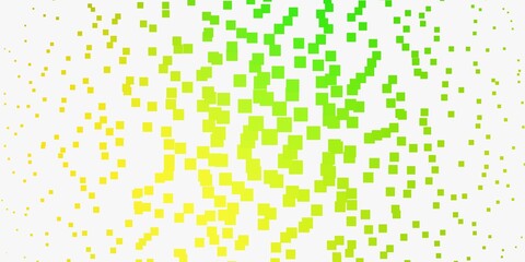 Light Green, Yellow vector background in polygonal style. Modern design with rectangles in abstract style. Pattern for busines booklets, leaflets