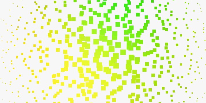Light Green, Yellow vector background in polygonal style. Modern design with rectangles in abstract style. Pattern for busines booklets, leaflets