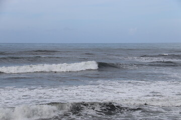 Vagues de surf à Tahiti, Polynésie française	