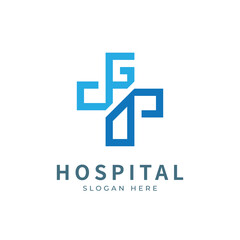 Obraz premium Health logo with initial letter GD, D G, G D logo designs concept. Medical health-care logo designs template.