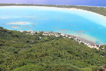 Lagon de Maupiti, Polynésie française	