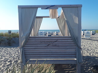 bench on the beach