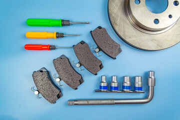 Auto parts, brake discs, pads
