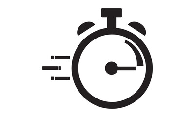 Fast Time Icon. vector graphics 