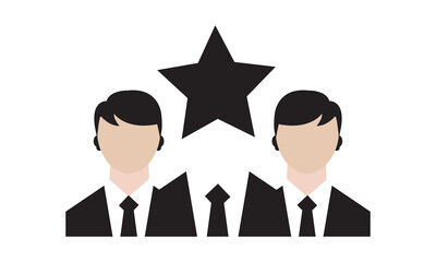 Creative professional icon. vector graphics 