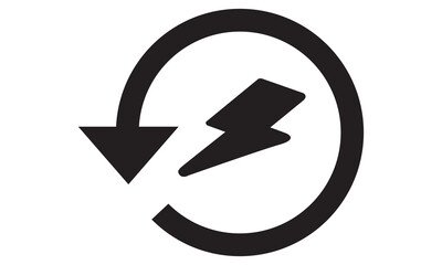 Quick response icon. vector graphics 