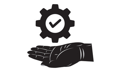 Customer service icon. vector graphics 