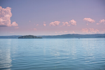 View of the  Bolsena Lake - Viterbo Italy - 363595377