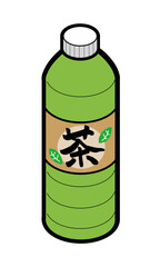 Fototapeta premium ペットボトル飲料の日本茶（緑茶）