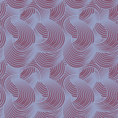 Seamless floral pattern in burgundy and blue. Overlapping geometric flower design,  suitable for fabric and wallpaper.