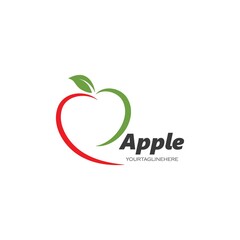 Apple logo icon vector illustration design