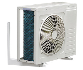 air conditioning compressor isolated on white