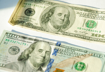  dollar close up. Financial independence. sales growth. dollar rise