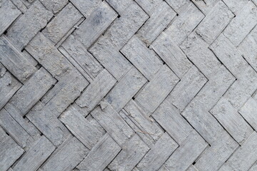 Obraz premium Made of Bamboo Cane Black And White Texture Background