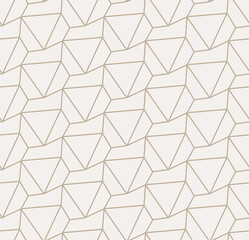 Repeat Black Graphic Continuous Array Texture. Repetitive Classic Vector Hex Print Pattern. Seamless Ornament Polygon Swatch 